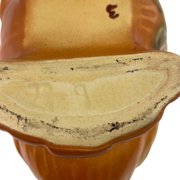 Weller Pottery Roba Footed Planter Bowl With Floral Design & Scalloped Edge - Picture 7 of 12